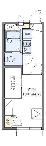 レオパレスティック ヒルの間取り画像