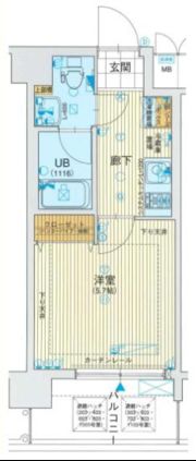 レオンコンフォート新梅田Ⅱの間取り画像