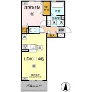 セレブ開懐世利（かわせり）の間取り画像