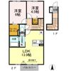 クレセール三谷の間取り画像