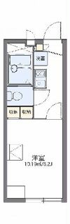 レオパレスシエナ九品寺Iの間取り画像