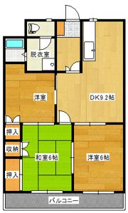フローラルマンションの間取り画像