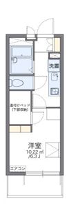 レオパレスビスタリー清の間取り画像