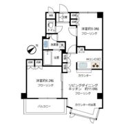 御殿山ガーデンの間取り画像