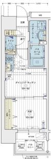 エステムコート難波IIIラグースの間取り画像