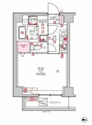 ベルシード新大橋の間取り画像