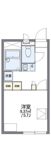 レオパレスラビス山王谷の間取り画像