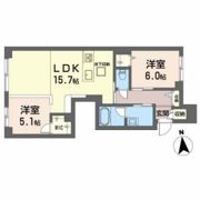 Grace北長瀬（グレイス北長瀬）の間取り画像