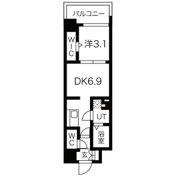 ミラージュパレス難波クルヴァの間取り画像