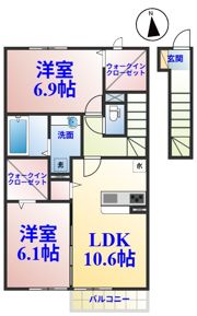 サンプレジオの間取り画像