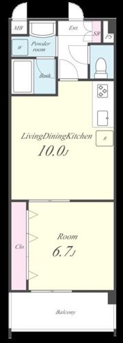 ベルフォートの間取り画像