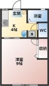 コーポステップⅡの間取り画像