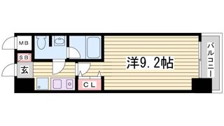 グレンパーク兵庫駅前の間取り画像