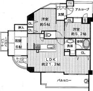 レアルグランデ千里中央の間取り画像