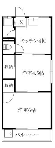 サンテラス土居田B棟の間取り画像