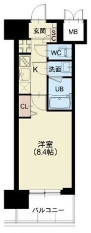 Splendide NAMBAIIIの間取り画像