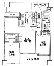 ワコーレアーバンステージ三宮の間取り画像