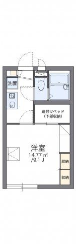 レオパレス眺湖Ⅱの間取り画像