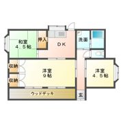 福満貸家の間取り画像