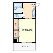 メロディーハイム美章園の間取り画像