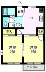 ハイツ芦田の間取り画像