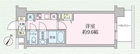 Grand Stage Msquareの間取り画像