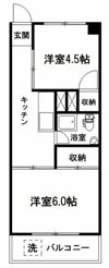 三田高島平第二コーポの間取り画像