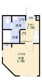 シャトー鷹取の間取り画像