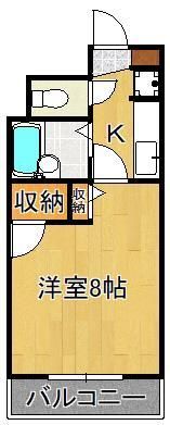 アンデックス折尾の間取り画像