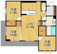 フース コーシェリの間取り画像