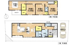 枚方市藤阪元町三丁目1期1号地の間取り画像