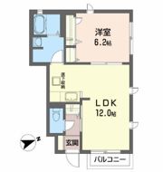 ディアスⅠの間取り画像