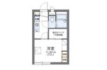 レオパレスシティパルⅠの間取り画像