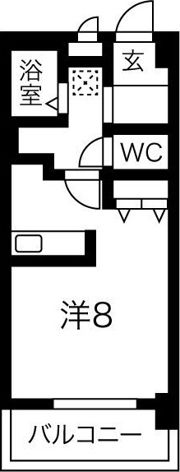サンパレス植田の間取り画像