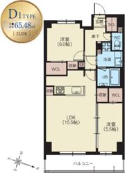 スプランディッド西日暮里の間取り画像