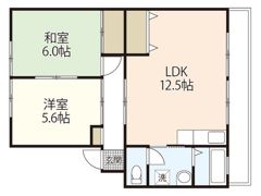 第2ハイコーポ中本の間取り画像