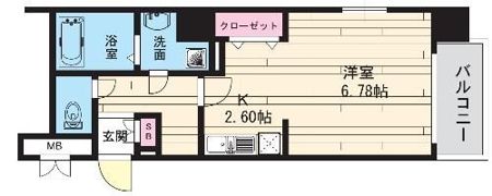 メゾン・ド・ヴィレ都島の間取り画像
