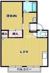 サンビレッジ弐番街A棟の間取り画像