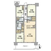 プラウドシティ国立の間取り画像