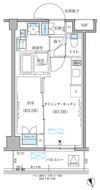 パークアクシス文京本郷の間取り画像