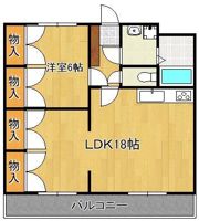 アーバンKN5の間取り画像