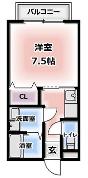 ウィステリアの間取り画像