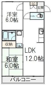 グレース浦安Ⅰの間取り画像