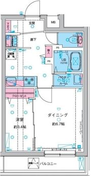 GENOVIA妙典の間取り画像
