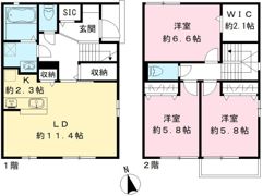ムーン・ヒルⅡの間取り画像
