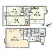曽谷戸建の間取り画像