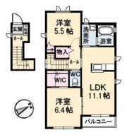 ヴァン・ベール B棟の間取り画像