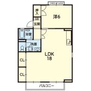 calme桜木の間取り画像