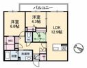 メゾンこころ B棟の間取り画像