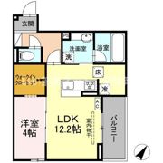 D crest新川Sの間取り画像